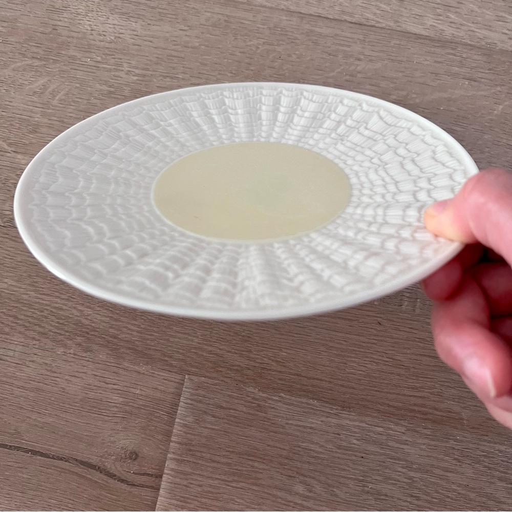 Vintage 5th Mark 1955-1965 Belleek Irish Plate Tridacna Pattern 7”